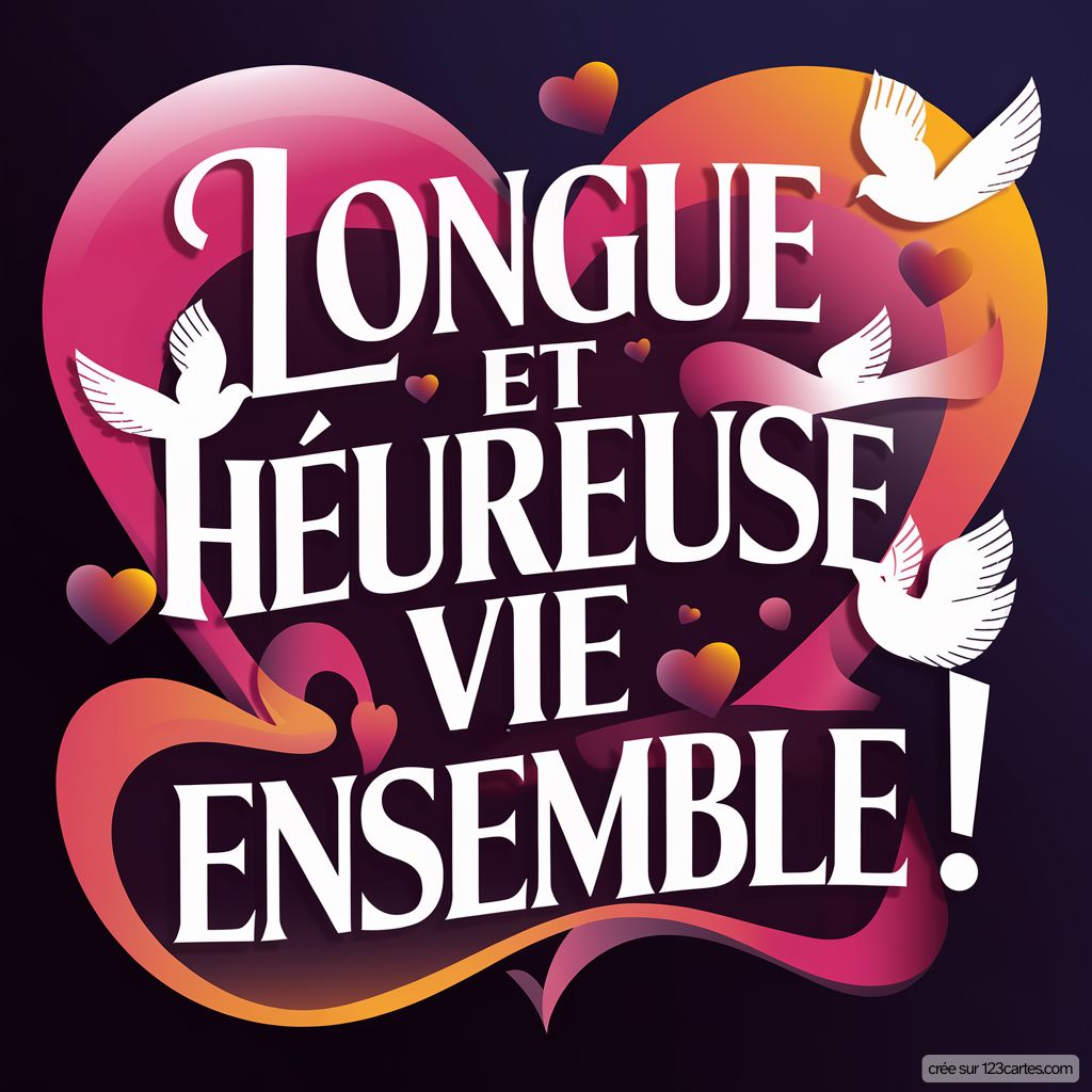 Felicitations Mariage Court