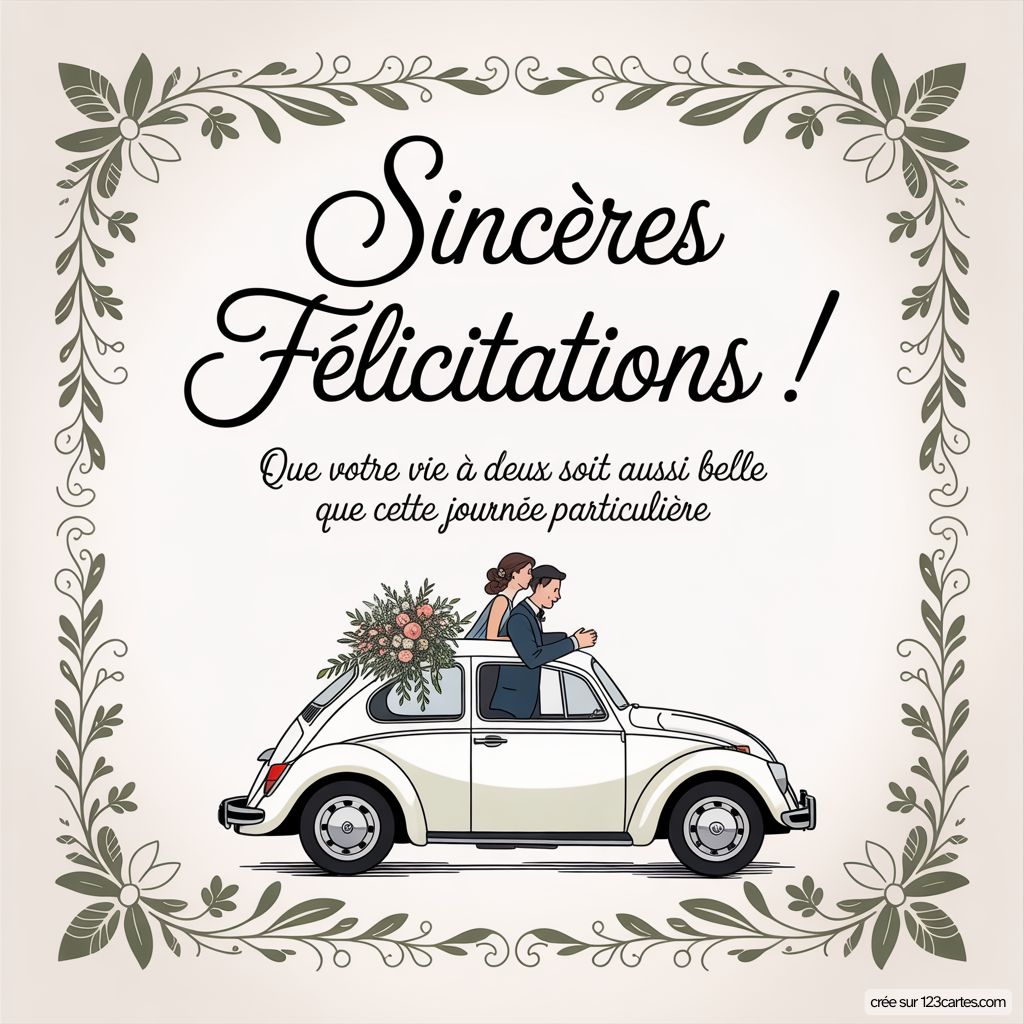 Texte De Felicitations De Mariage