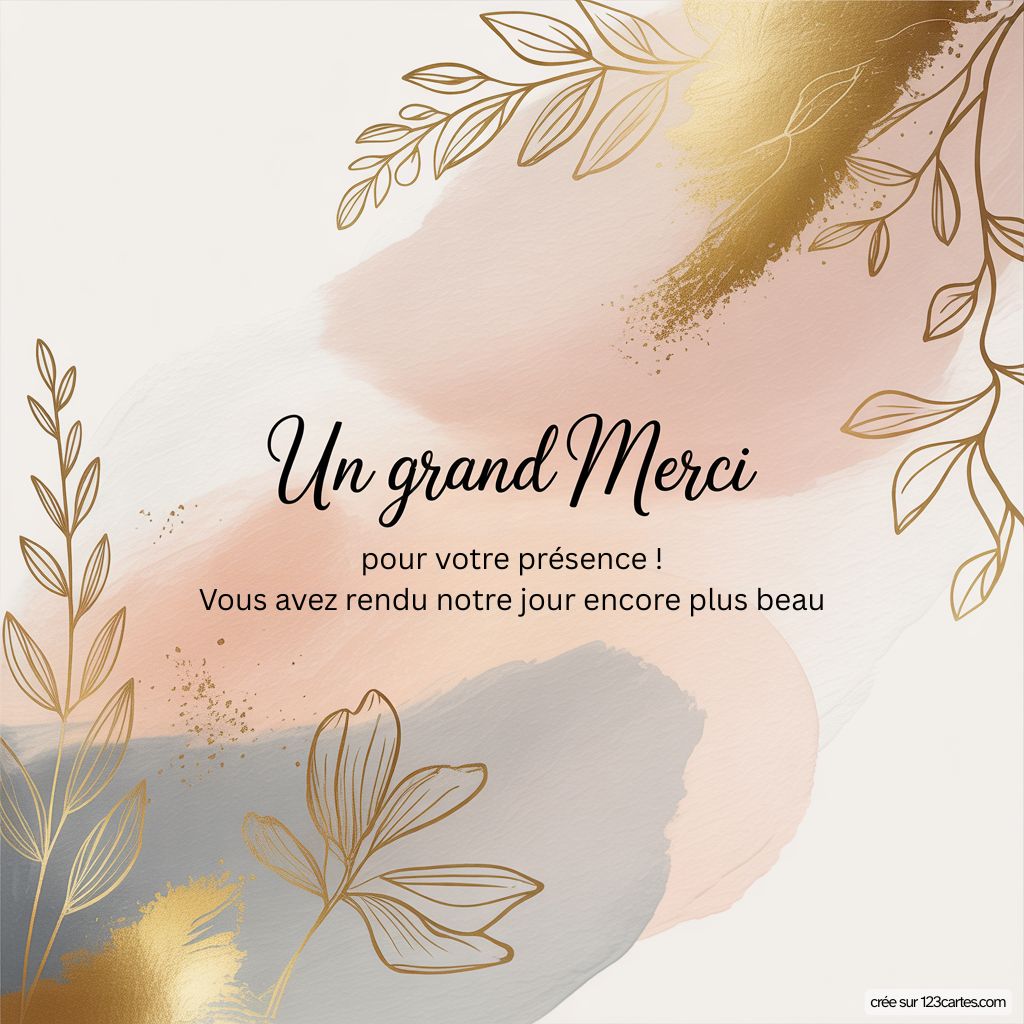 Image Remerciement Mariage