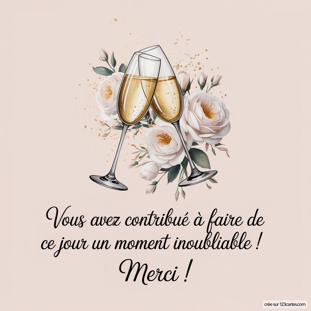 Texte Remerciement Mariage Original