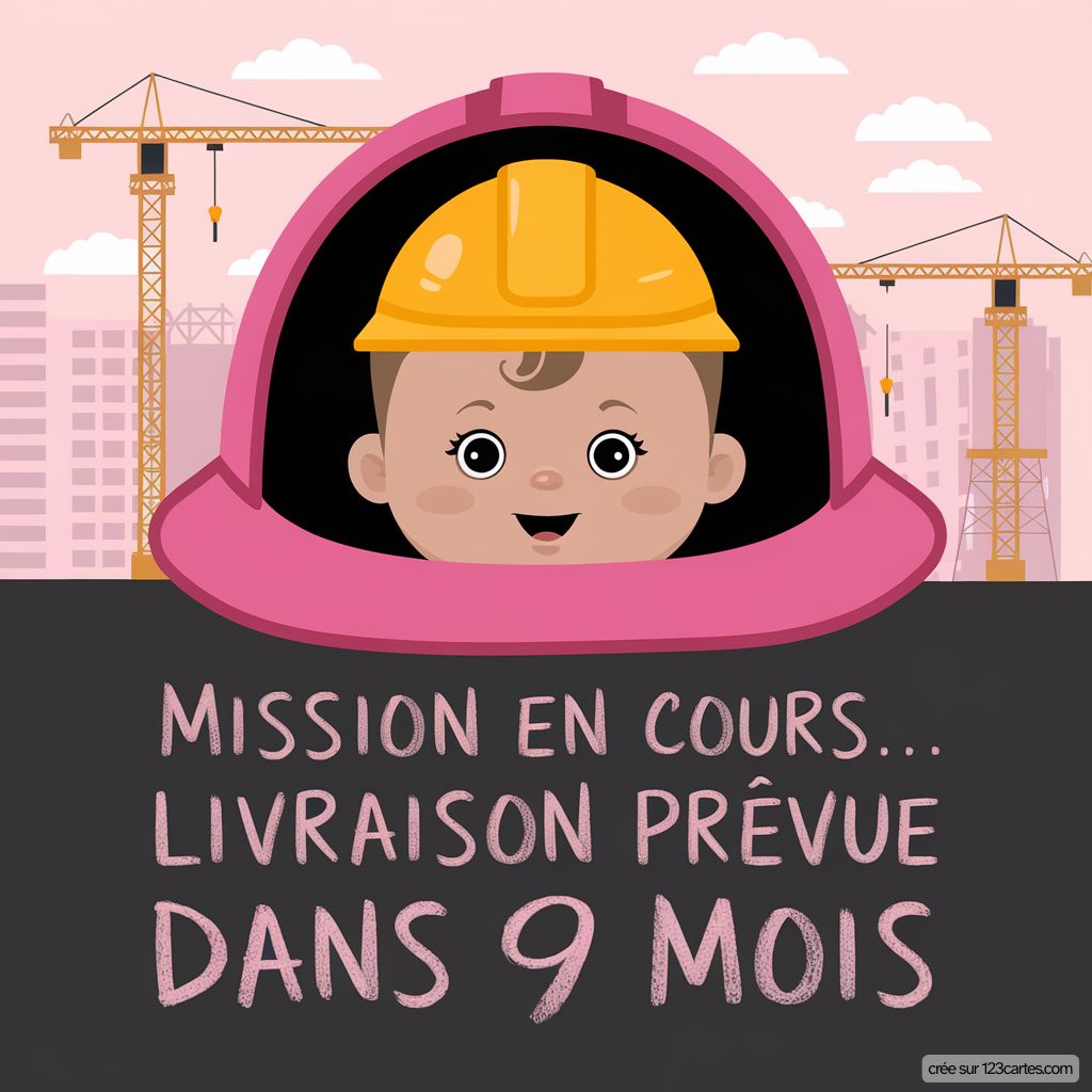 Affiche Annonce Grossesse