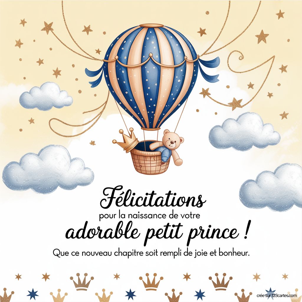 Message Naissance Garcon