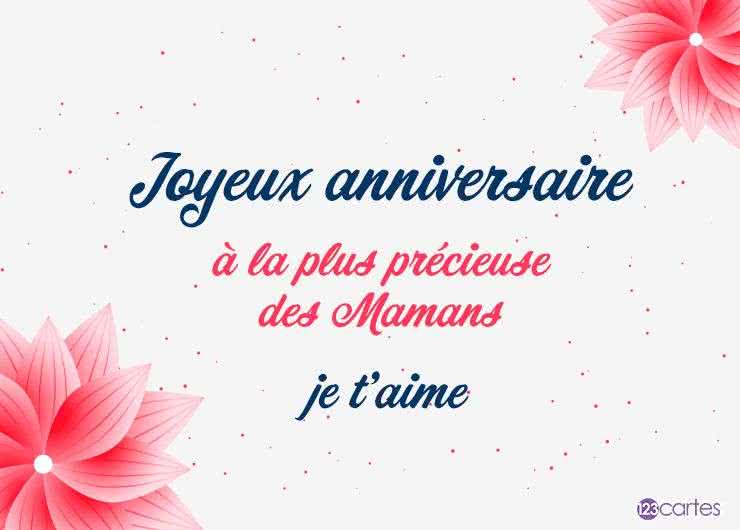 Joyeux Anniversaire Maman 123cartes