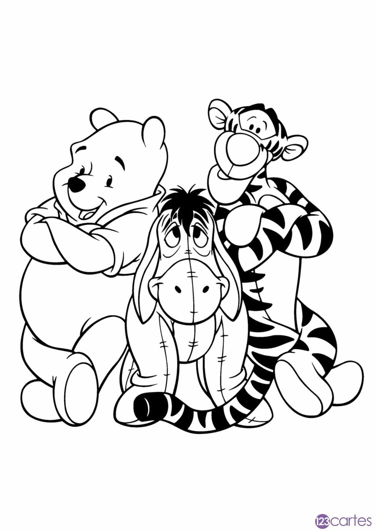 Bourriquet, Winnie l'ourson et Tigrou