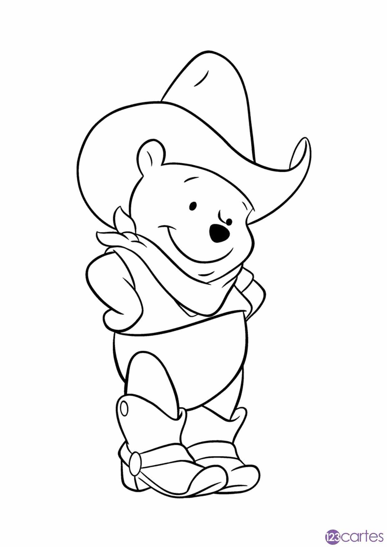 Winnie l'ourson se déguise en Cowboy