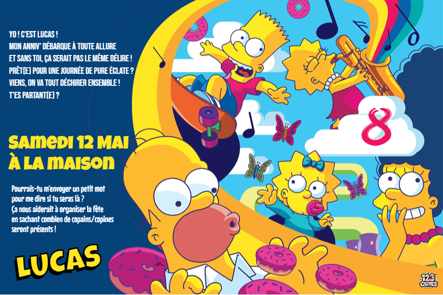 les simpson invitation gratuite